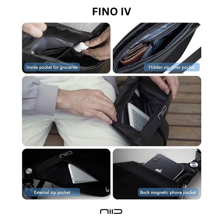 NIID - Wholesale Belt Bag - Men's - NIID FINO IV Chest Bag