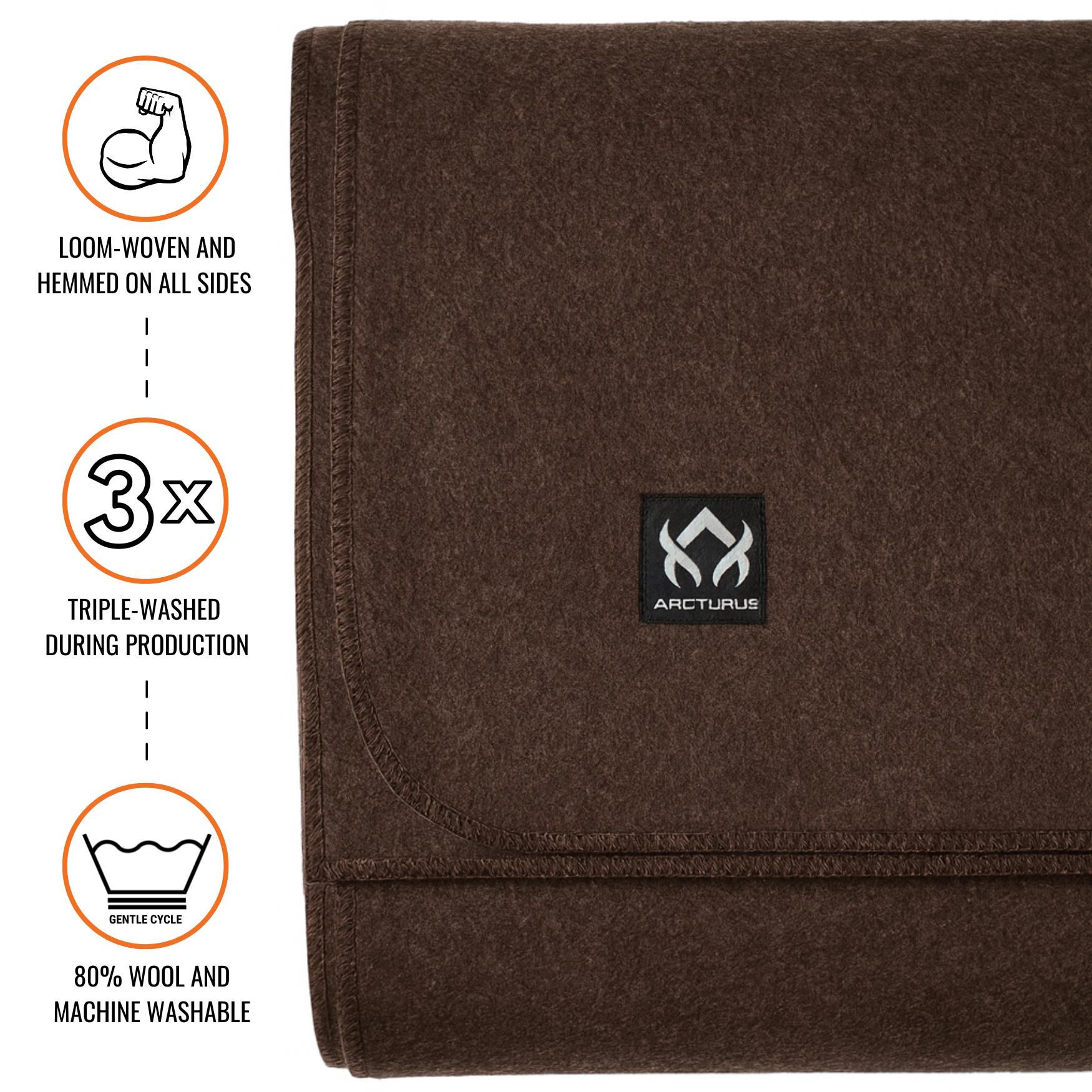 Arcturus - Vendita all'ingrosso Coperta - Coperta militare in lana Arcturus - 2 kg (163 x 224 cm)43