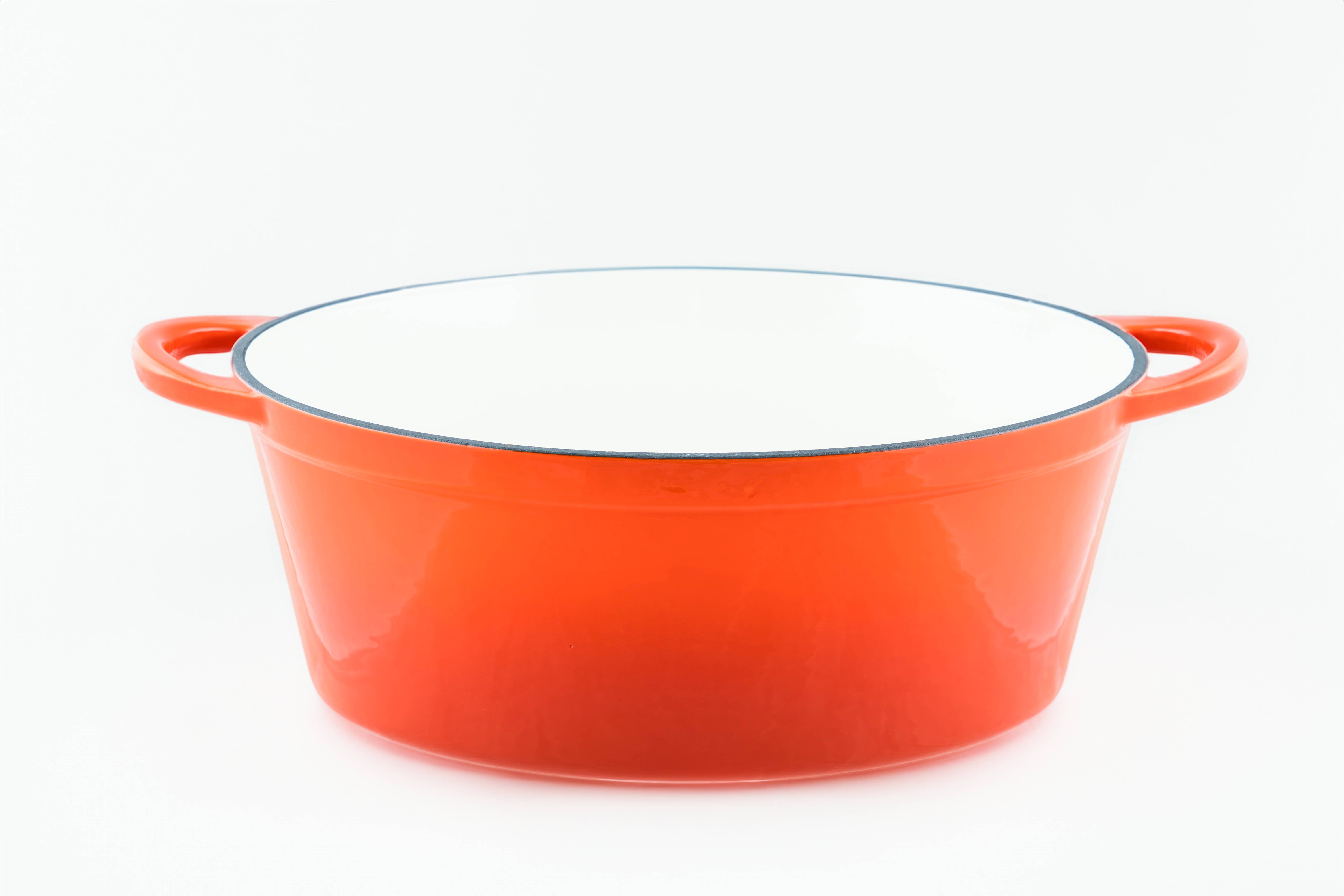 Lätt Home - Wholesale Cooking Pot - OVAL COCOTTE 33X11 CM 6 L ORANGE3