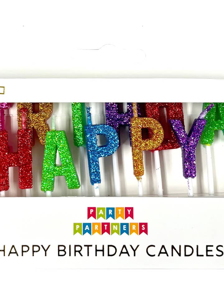 Happy Birthday Candle Set for wholesale by Party Partners