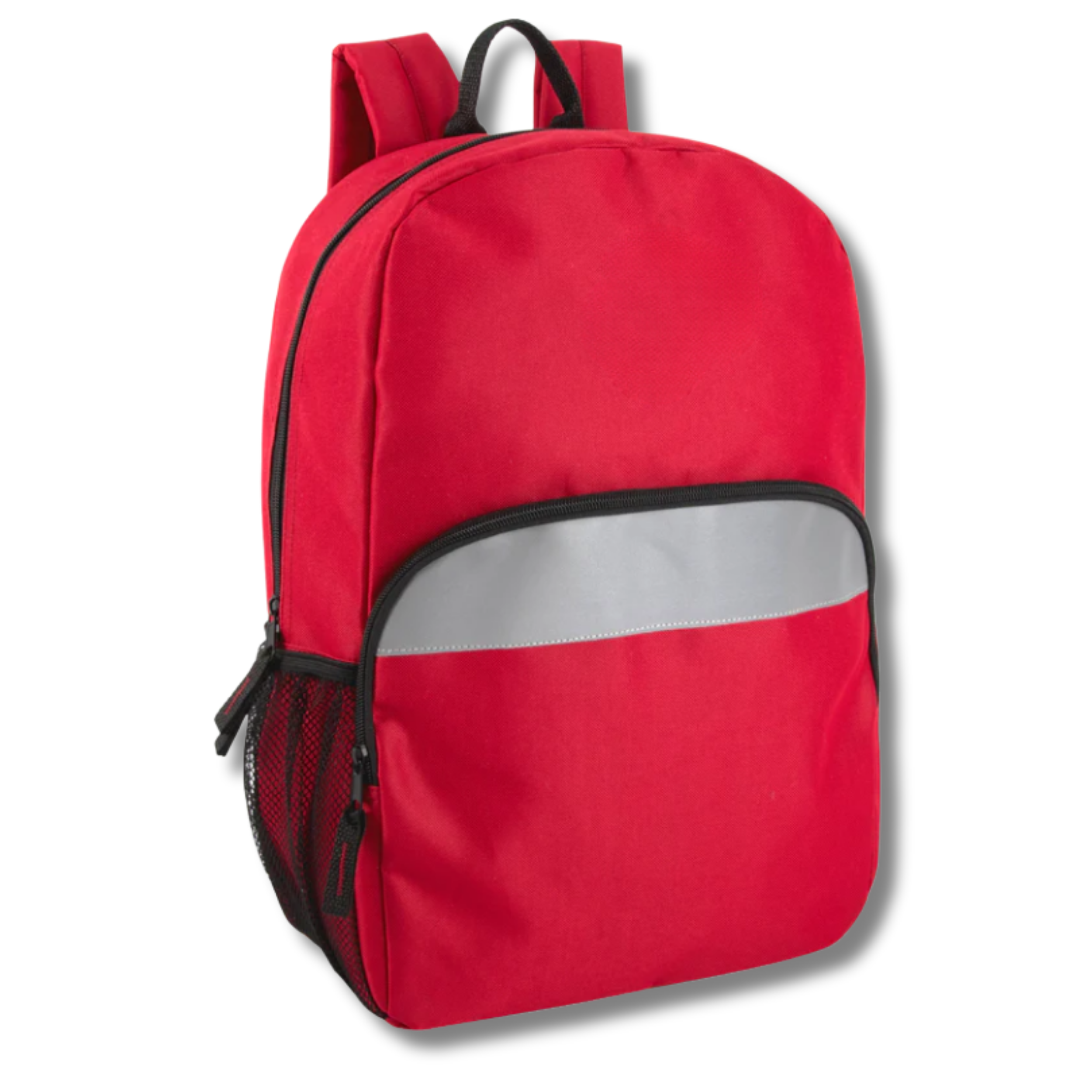 JSBlueRidge Toys - Wholesale Backpack – Child - 17'' Reflective Back To School Backpack with Side Pocket4