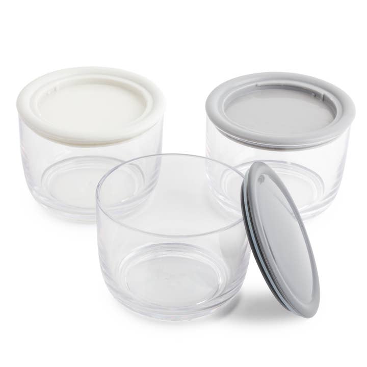 Core Home - Wholesale Food Storage Container - Set of 3 Stack & Lock Food Storage Containers - CC/PW/FG