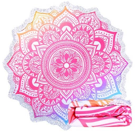 VIGOR - Wholesale Beach Towel - High Quality Round Bohemian Blanket Hippie Indian Throw Blan1