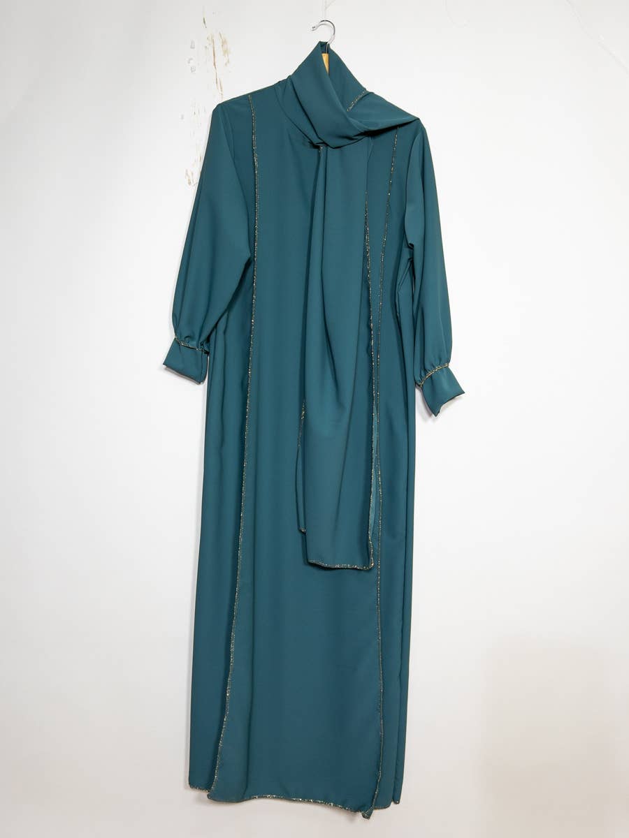 IDEAL OUTFIT - Wholesale Kaftan - Women's - Medina silk abaya ref:2369pk6