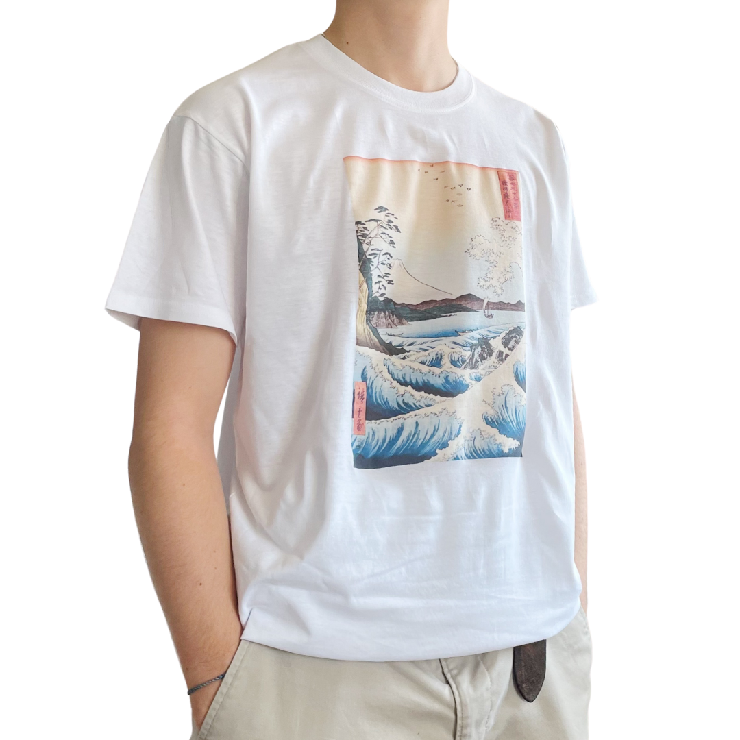 ZZZEBRAAA LIMITED – wholesale Screen printed t-shirt – unisex – Naruto Whirlpools in Awa Province Vintage Japanese T-Shirt2
