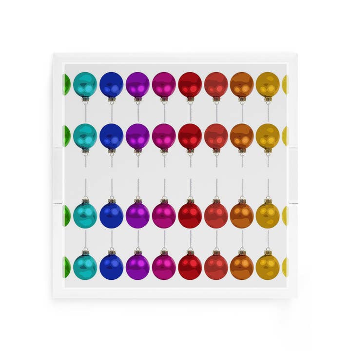 Buone Feste Vassoio Decorativo Quadrato in Acrilico Senza Scritte per la vendita all'ingrosso da parte di Nicolette Mayer Collection