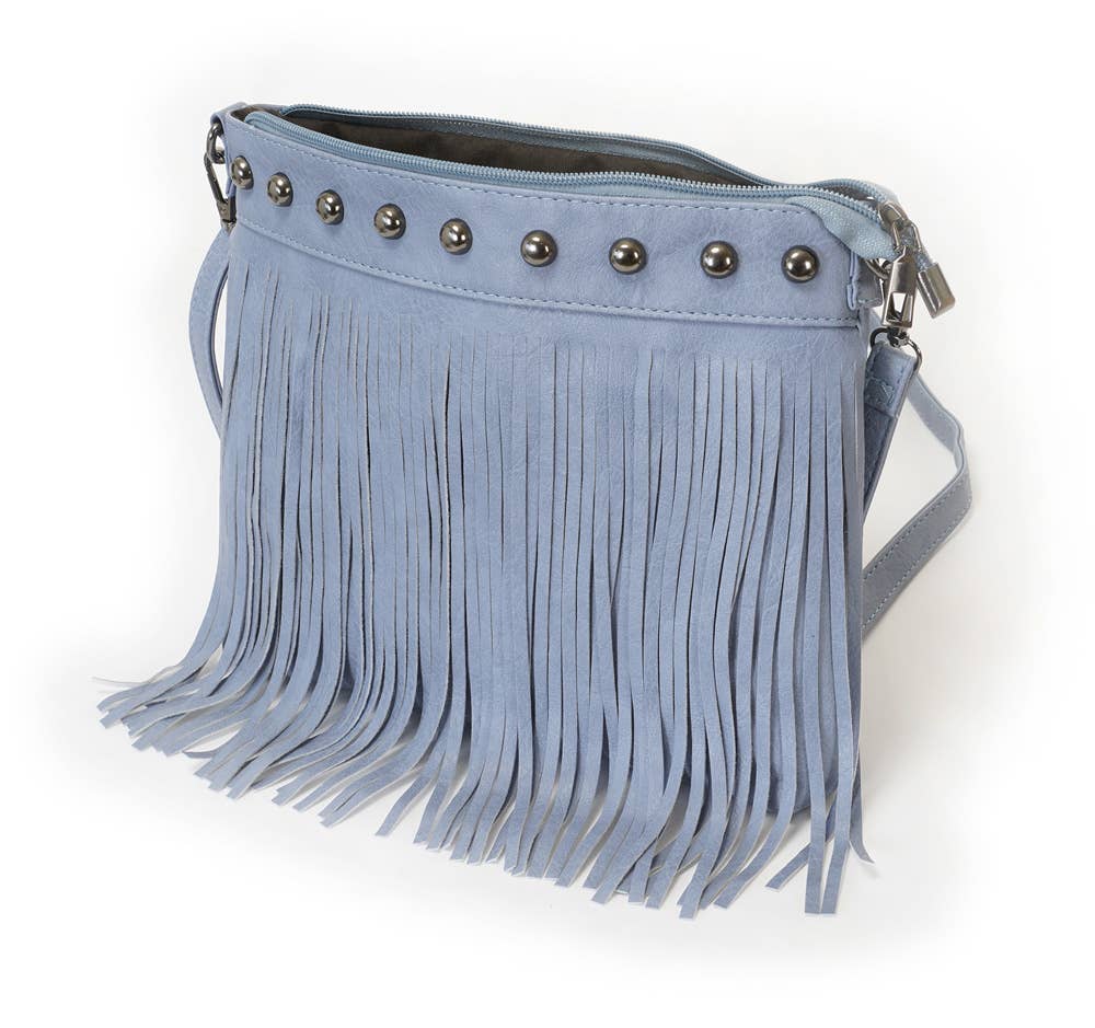 22 Tote - Wholesale Crossbody Bag - Women's - Fringe Crossbody Bag with Detachable Strap7