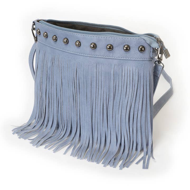22 Tote - Wholesale Crossbody Bag - Women's - Fringe Crossbody Bag with Detachable Strap7