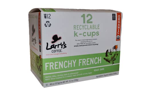 Larry's Coffee - Wholesale Ground Coffee - Larry's Coffee Frenchy French blend Recyclable K cups (Copy)