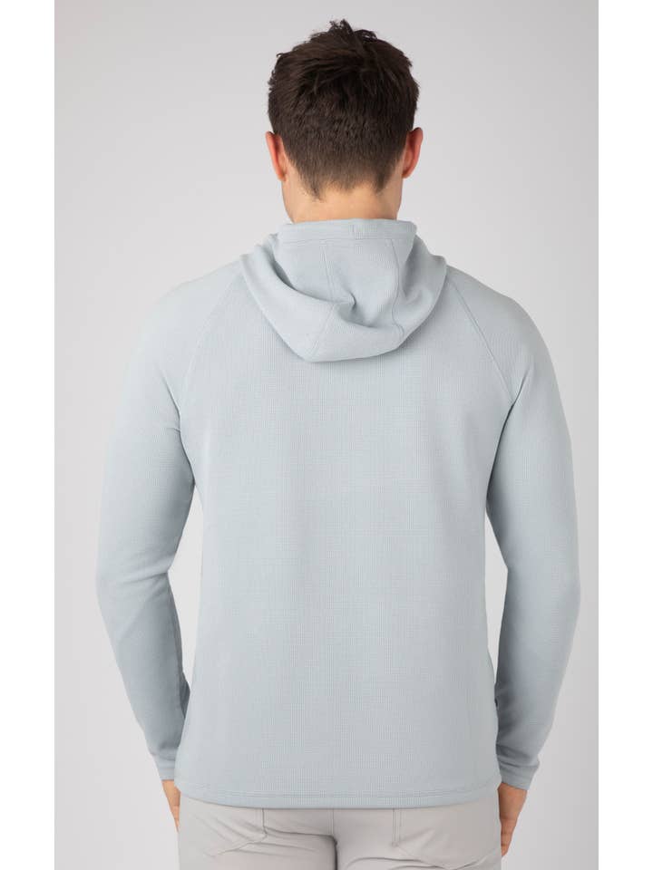 90 Degree by Reflex & Yogalicious - Wholesale Hoodie - Men's - Men's Supreme Waffle Long Sleeve Hoodie6
