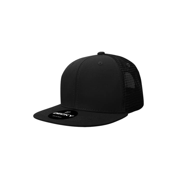 The Park Wholesale - Wholesale Trucker Hat - Unisex - Decky 5010 - Kids Youth Trucker Hat, Flat Bill Snapback - 50