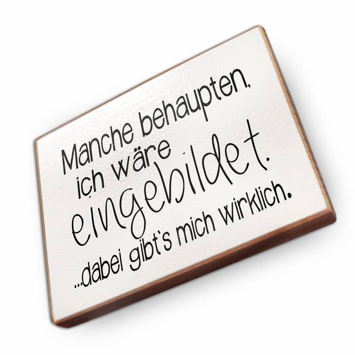 Beech Wood Fridge Magnet - Some Claim I Was for wholesale by wammi