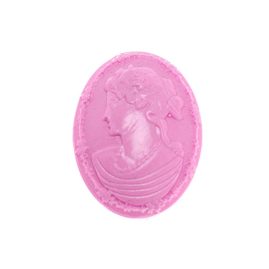 Flexarte USA - Wholesale Craft Supplies - Lady Cameo Brooch Silicone Mold Cake Cupcake Decorating Fondant Baking Mold Chocolate Candy Mould DIY1