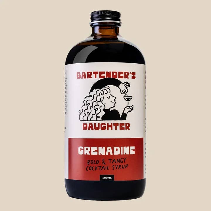 Grenadine Cocktail Syrup for wholesale by Bartender's Daughter