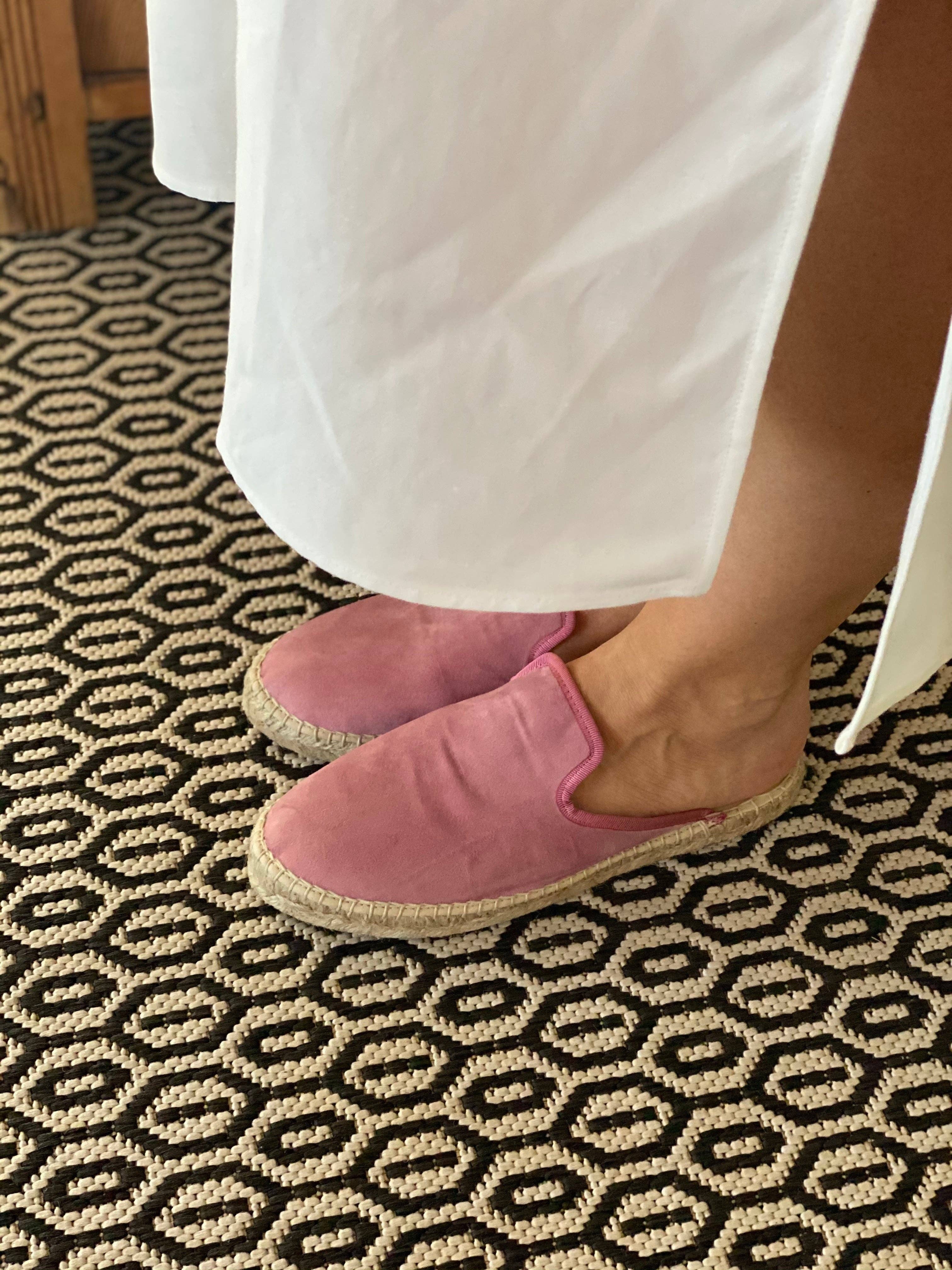 AMABEA – wholesale Mules – Women’s – PINK VELVET2