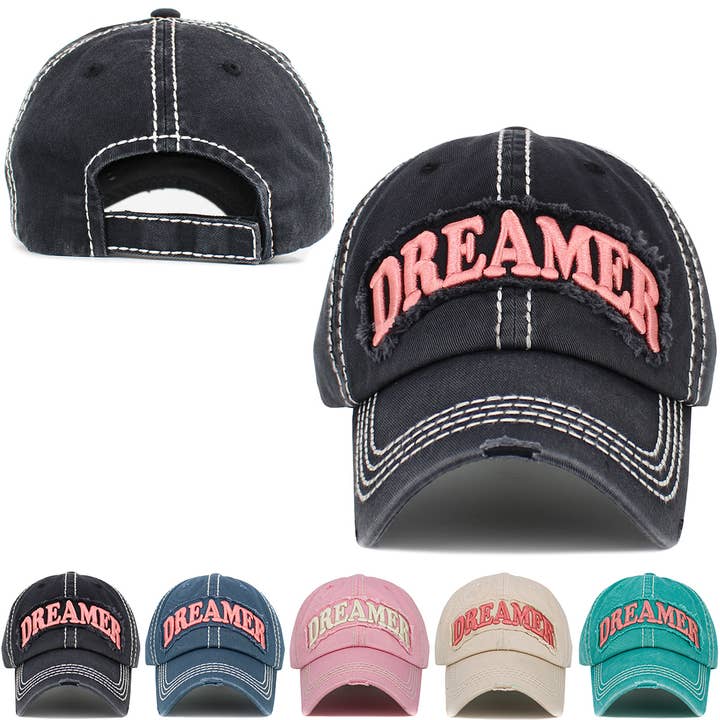 Dreamer Washed Vintage-Kugelkappe und andere Ergebnisse für dreamer cap im Großhandel. Kostenlose Rücksendungen und 60-Tage-Zahlungsziel auf Faire im Trend auf Faire.