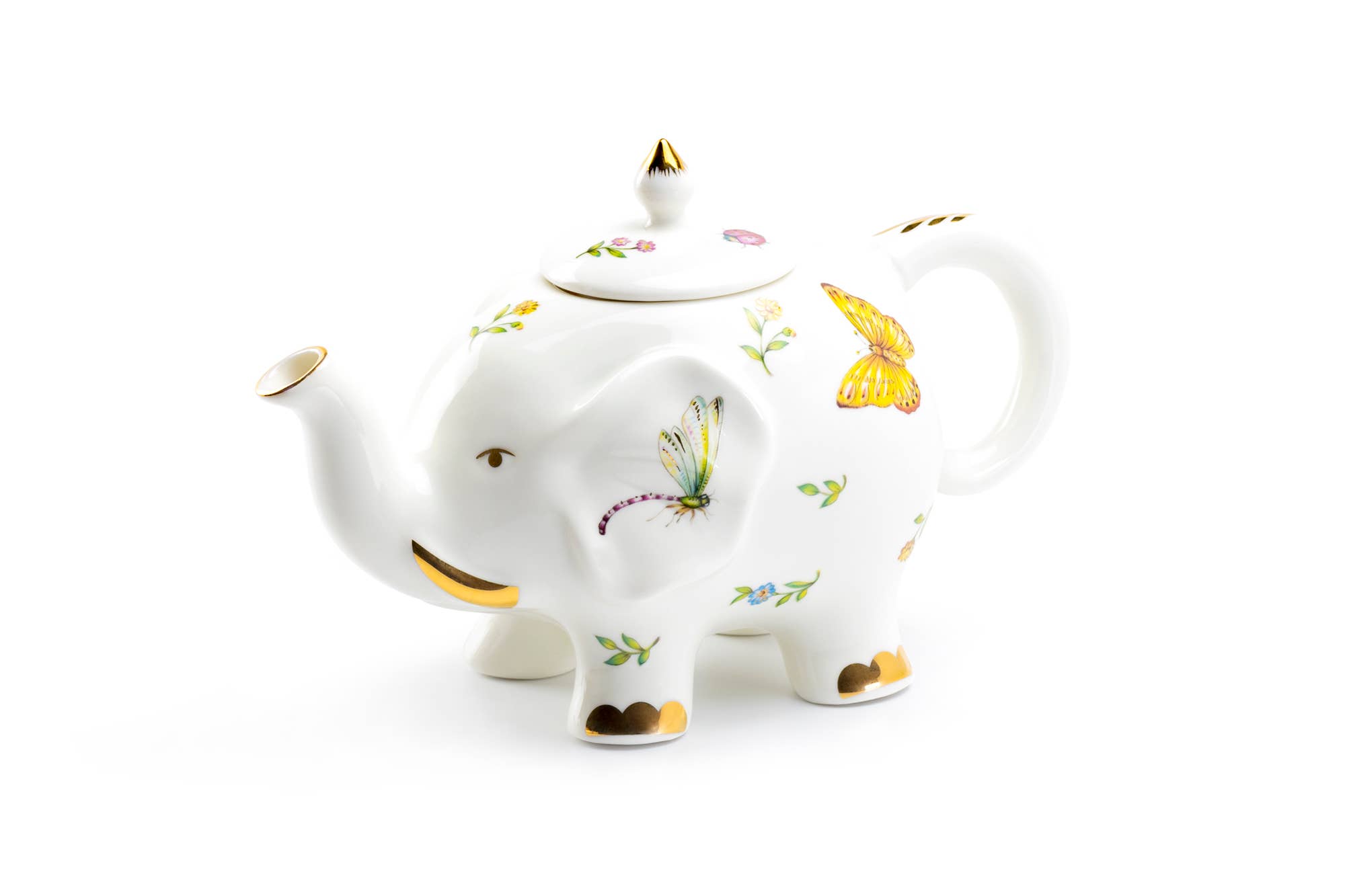 Grace Teaware - Wholesale Tea Pot - Summer Garden Elephant 32oz Fine Porcelain Teapot1