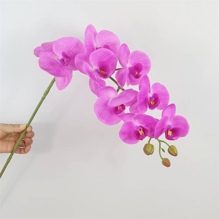Sweet Home Deco - Wholesale Artificial Flowers - 42''T Nature Soft Touch White Faux Orchid, Wedding Orchids 1