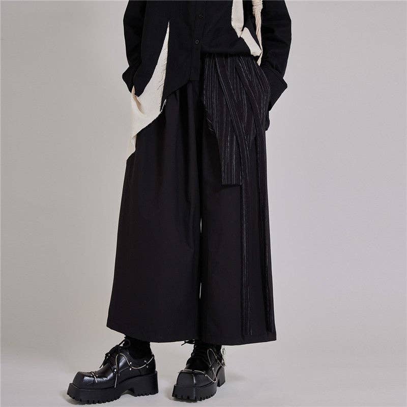 Mirazshoes WholeSale – wholesale Byxor - Dam – Slankande elastisk midja vida byxor med hög midja1