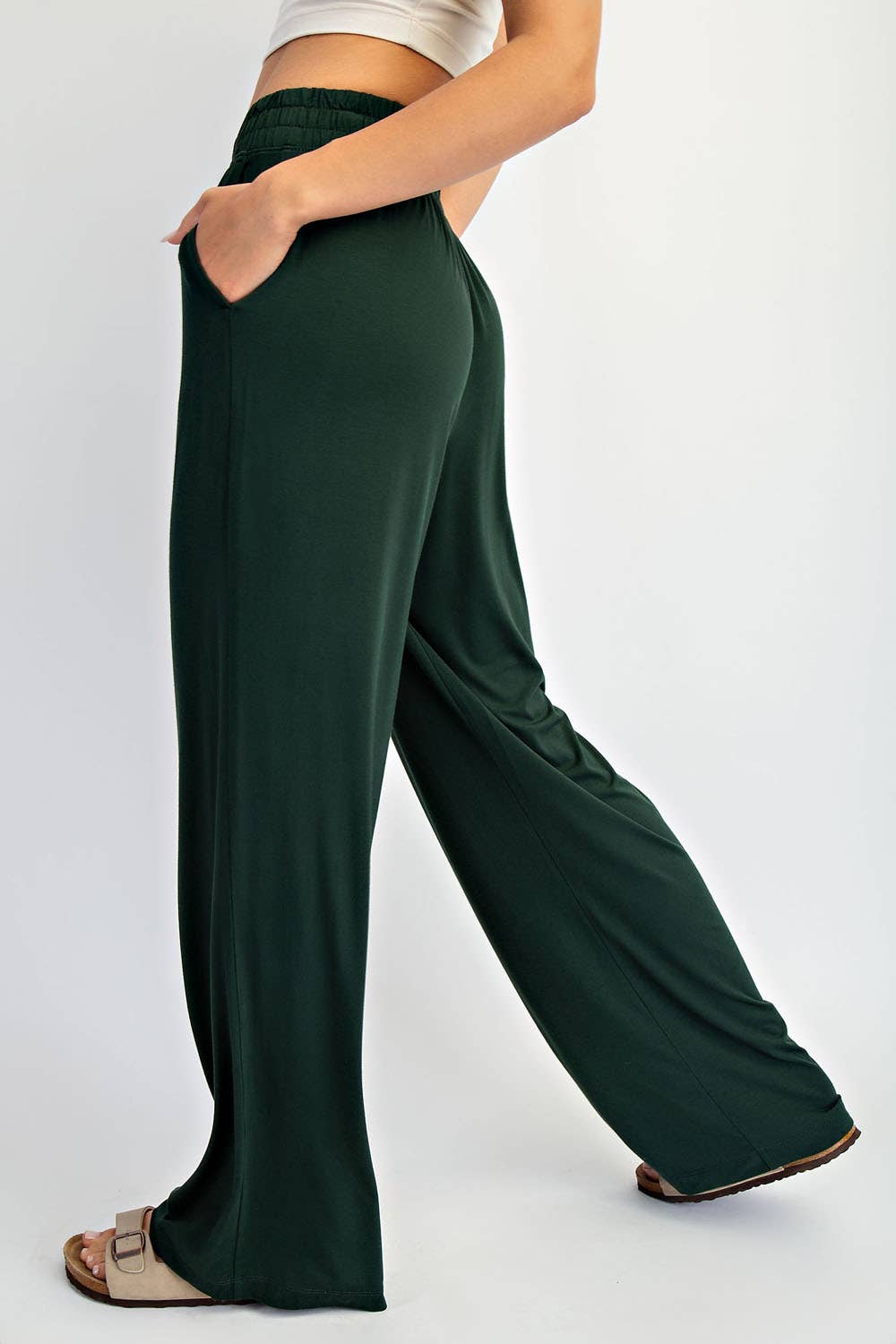 Rae Mode - Wholesale Pants - Women's - VISCOSE MODAL WIDE LEG PANT42