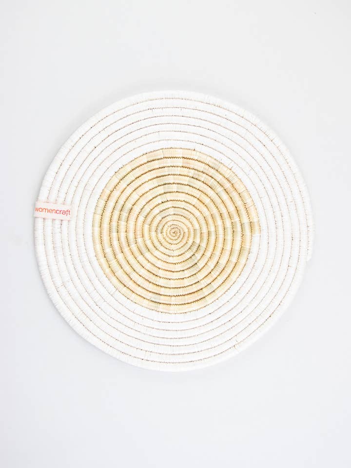 Tablemat | Pete Design | Upcycled White for wholesale by WomenCraft