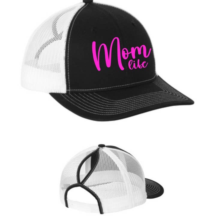 Casquette à fermeture éclair MOM LIFE Ponytail pour la vente par QuistDesignsCo