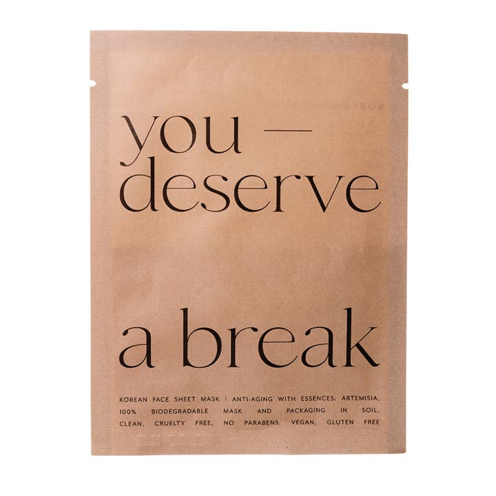 Lucky Owl - Wholesale Skincare Face Mask - Korean Sheet Mask - You Deserve a Break