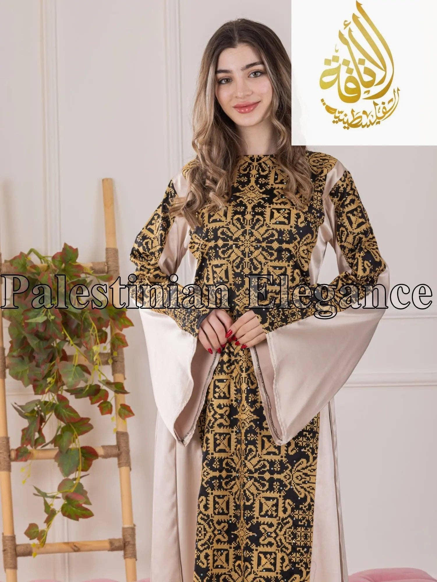 Palestinian Elegance - Wholesale Dress - Women's - Modern Zahra Embroidered Dress | Modest Palestinian Thobe11