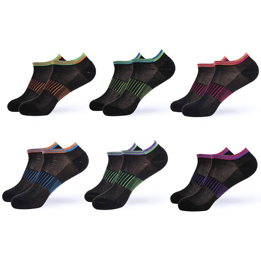 Schwarz Schwarze No-Show Sportsocken für den Großhandel auf Faire2