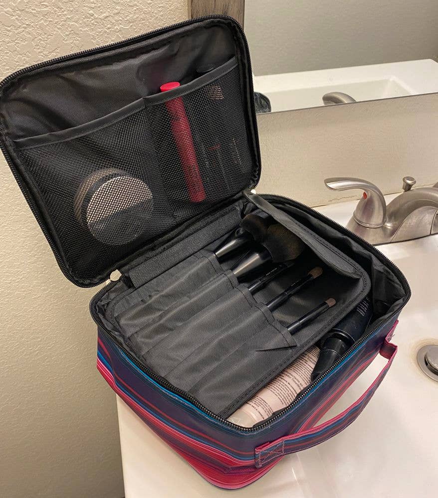 Dusti Rhoads - Wholesale Makeup/Cosmetic Bag - 85% OFF - Crazy Serape Western Makeup Bag - NOW only $51