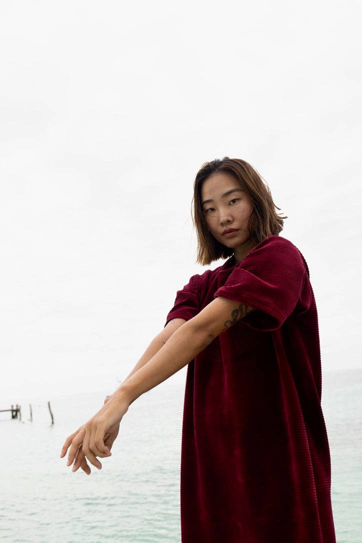 MAS Montreal - Wholesale Dress - Women's - MYKONOS DRESS ROSEWOOD2