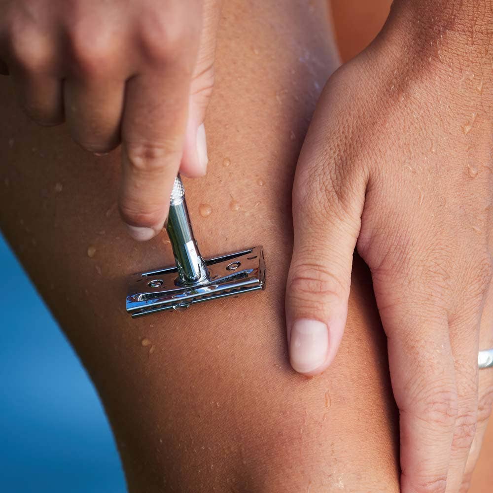 Pandoo – wholesale Razor – Metal safety razor | incl. 10 blades and holder10