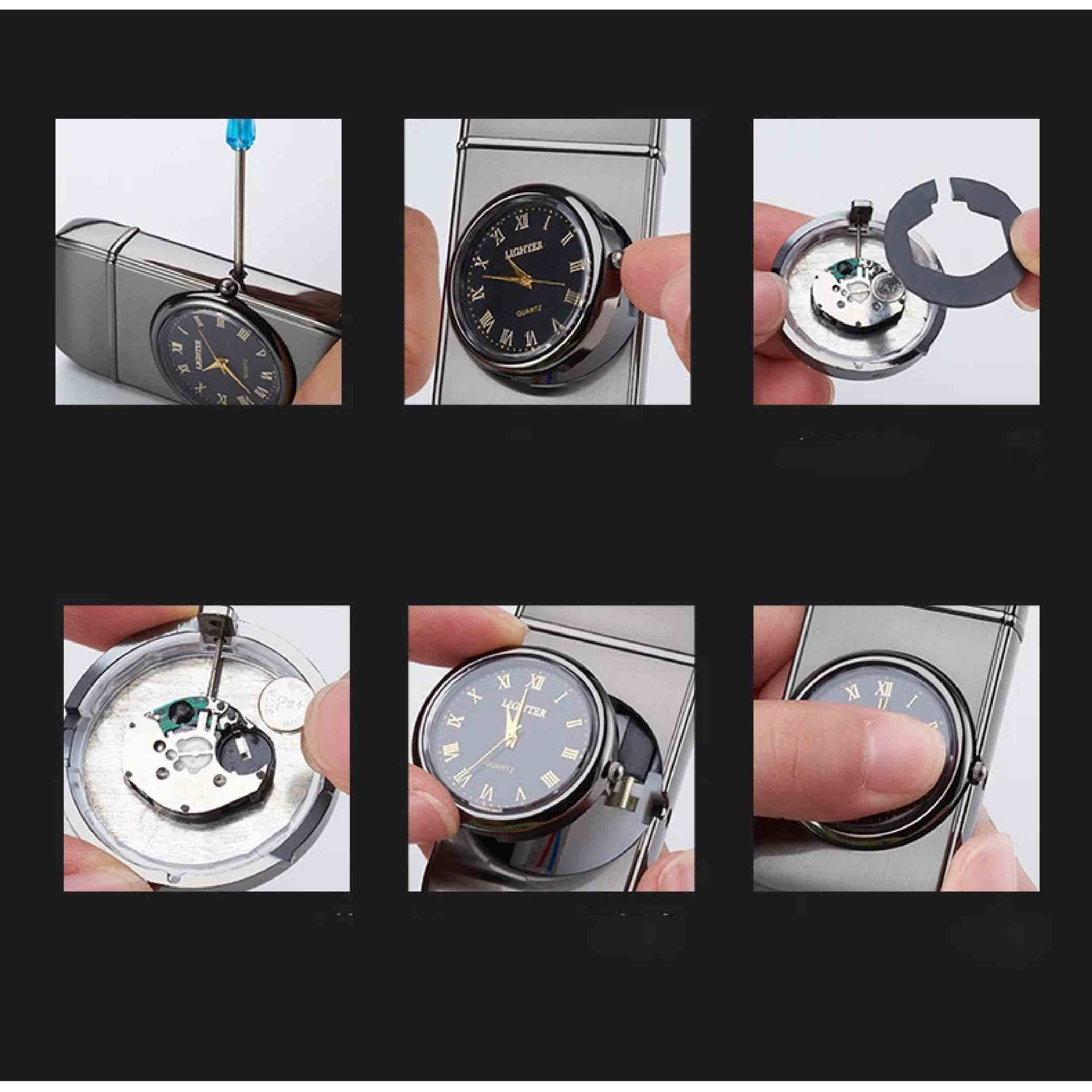 GulleeGadgets - Wholesale Lighter - Metal Watch Gas Lighters In Bulk3