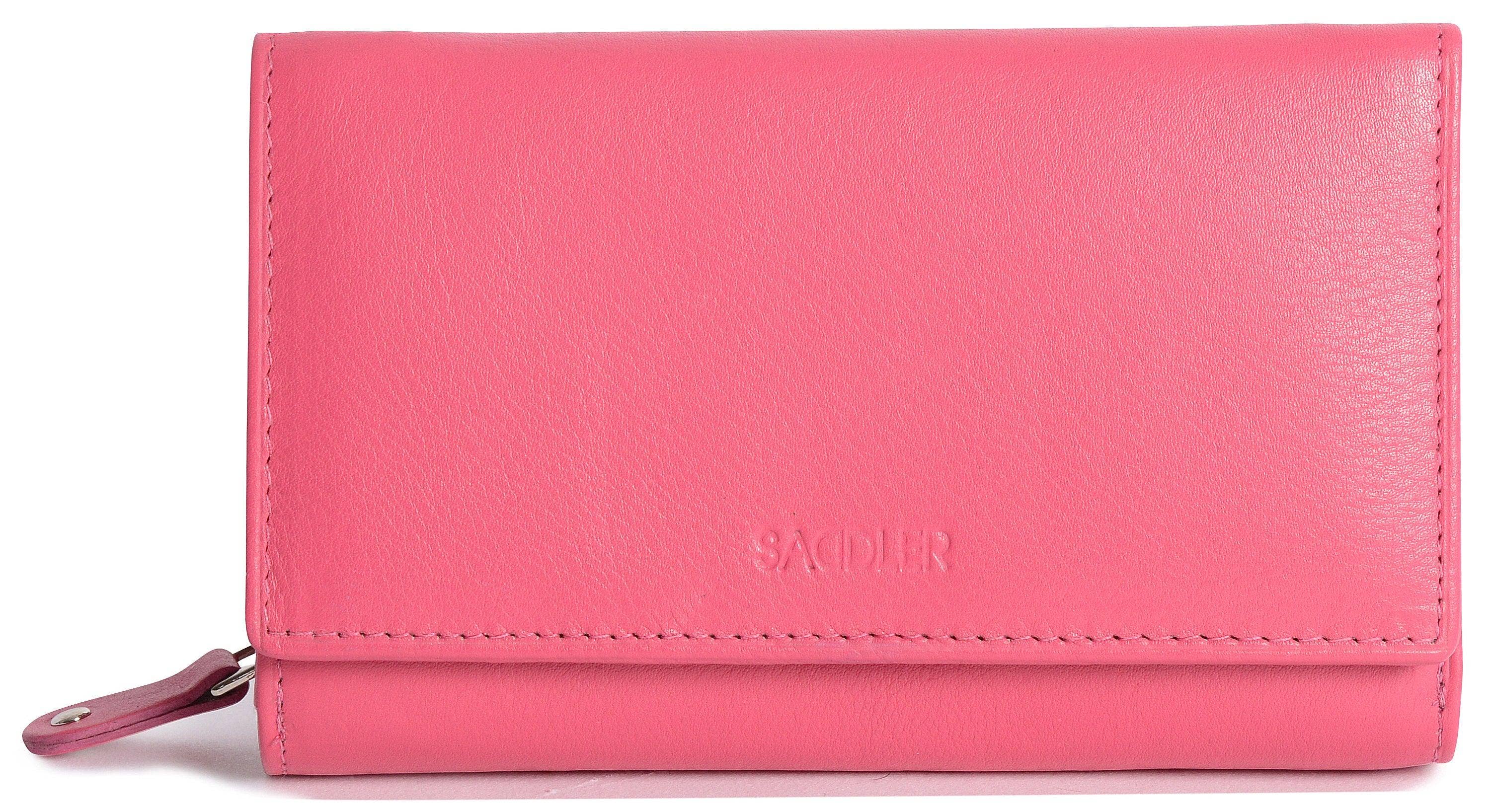 SADDLER - Wholesale Wallet - Women's - Compact Trifold Leather Purse "Eleanor" – Handmade by Saddler | RFID Protected & Gift Boxed | 10 Card Slots & Rear Zip Coin Pocket28