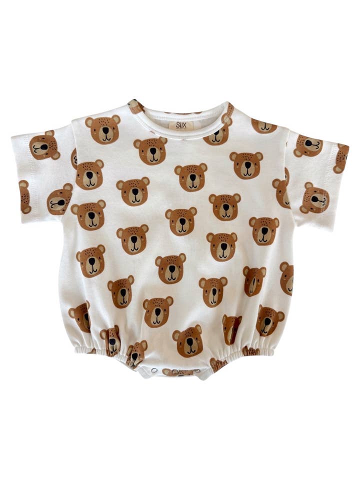 SIIX Collection - Wholesale Bodysuit (Non-Footed) - Baby - Baby Bear / Organic T-Shirt Bubble