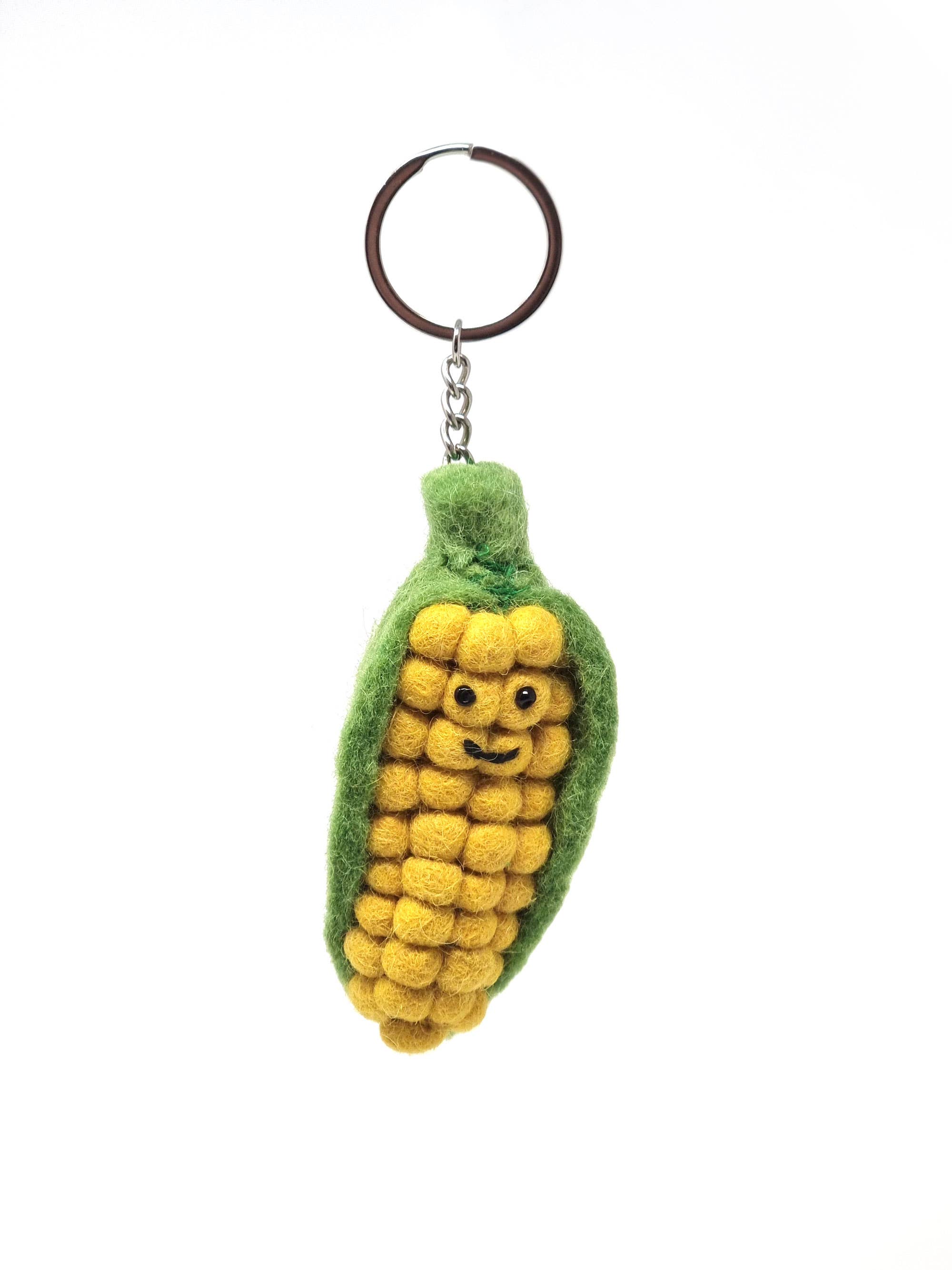 Black Yak Ltd – wholesale Keychain – Unisex – Felt Keychain - Sweetcorn Felt Keyring2