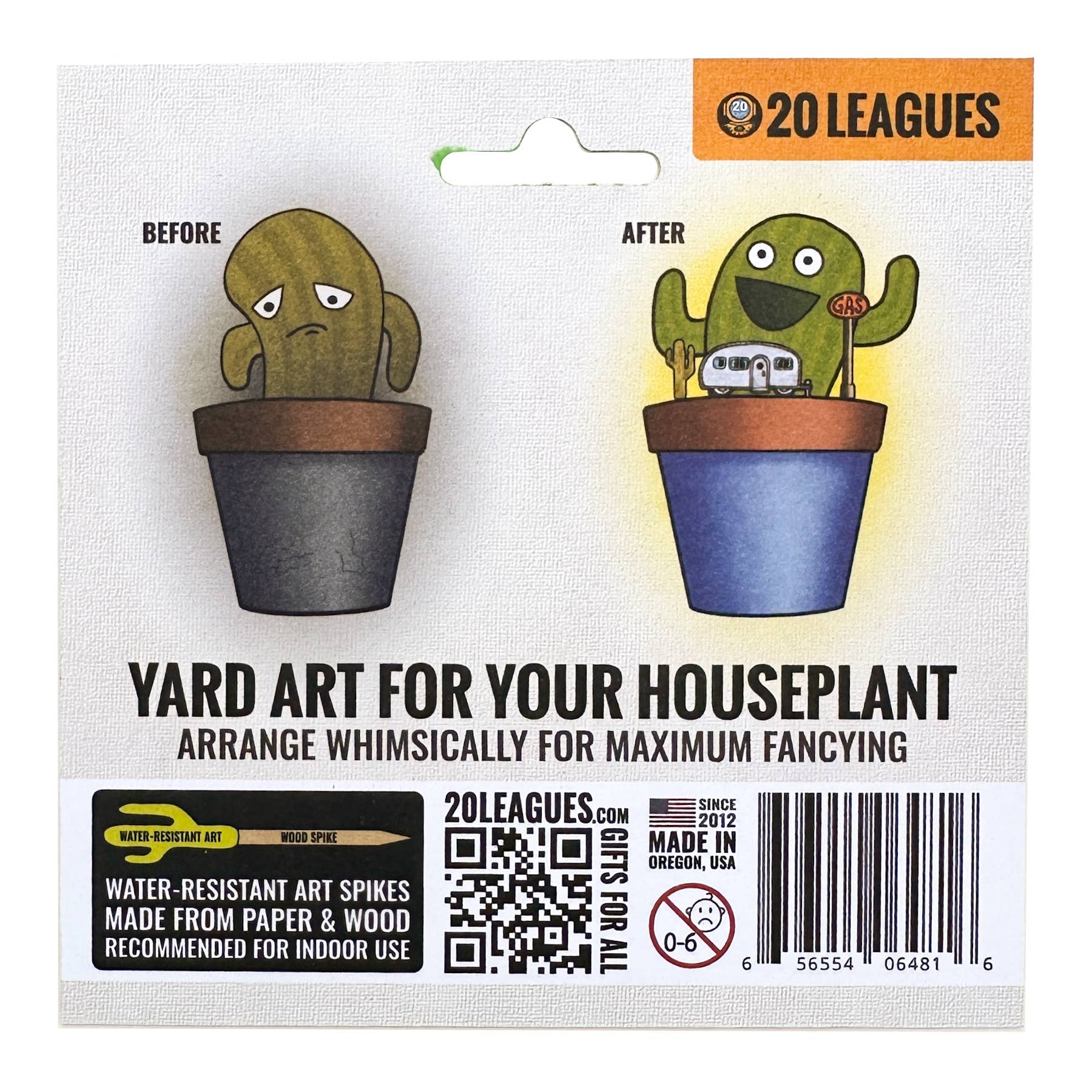 20 Leagues - Wholesale DIY Craft Kit - Raining Cats & Dogs Fancy Plants Diorama Kit3