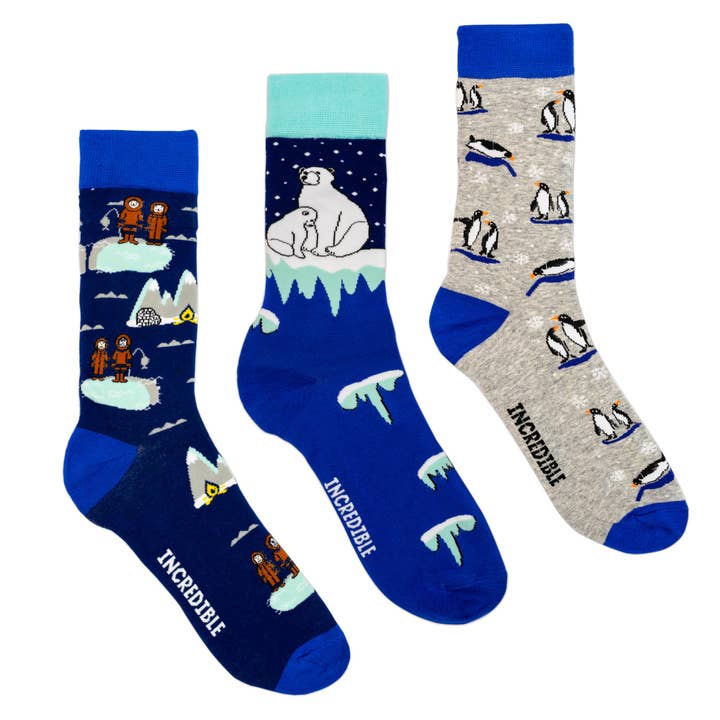 Caixa de Presente Coleção Polar por atacado de Incredible Socks