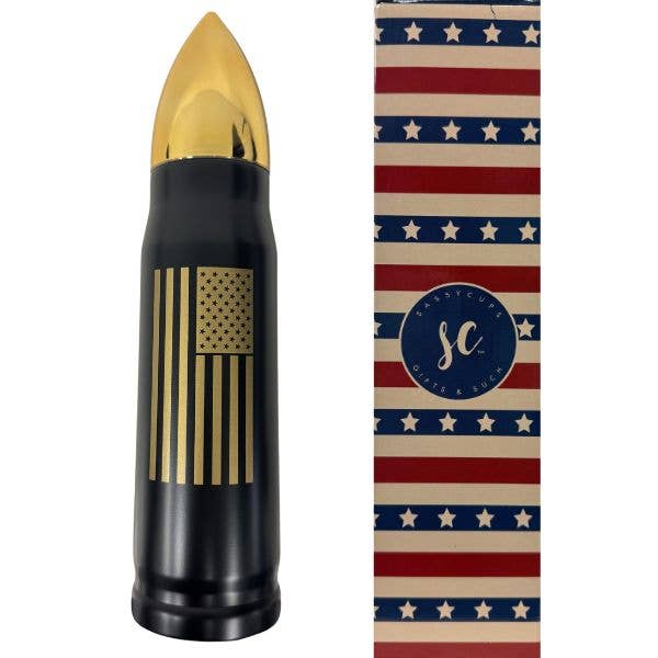 The Tactical Flag Patriot Bullet - #60299 - 17OZ Pop Top for wholesale by St. Louis Wholesale LLC
