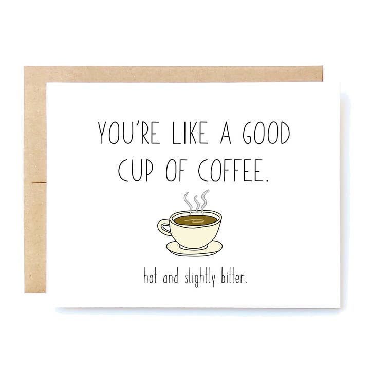 CUP OF COFFEE for wholesale by Cheeky Kumquat