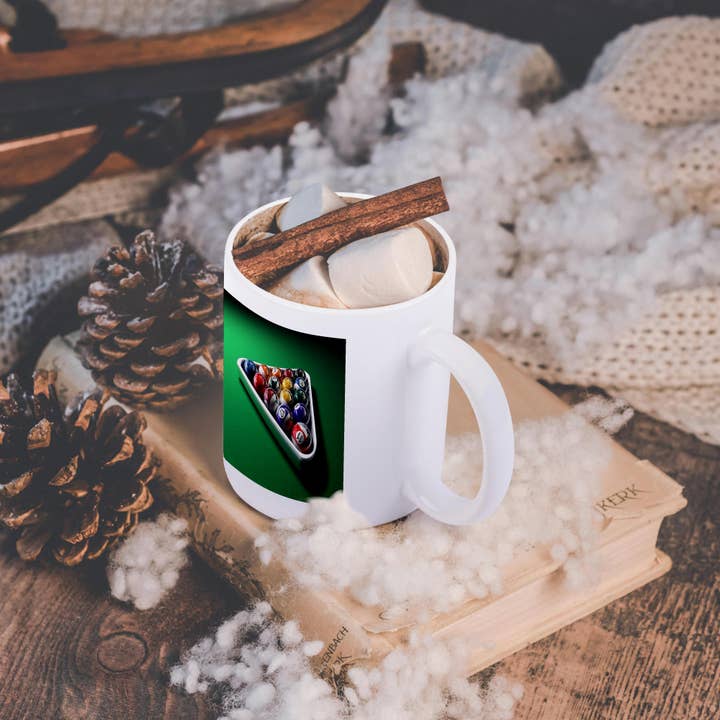 3dRose - Wholesale Coffee Mug - 3dRose, Image of Ballard Balls On Pool Table, Mug11