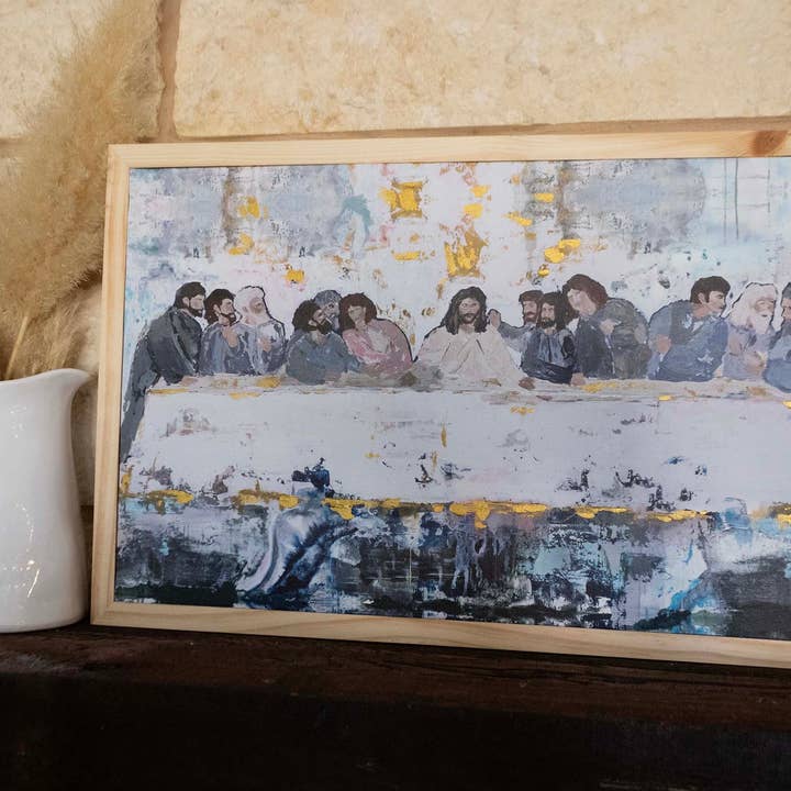 Poster imprimé Last Supper 22 x 12 pour la vente par Jessica Leigh Art Co.