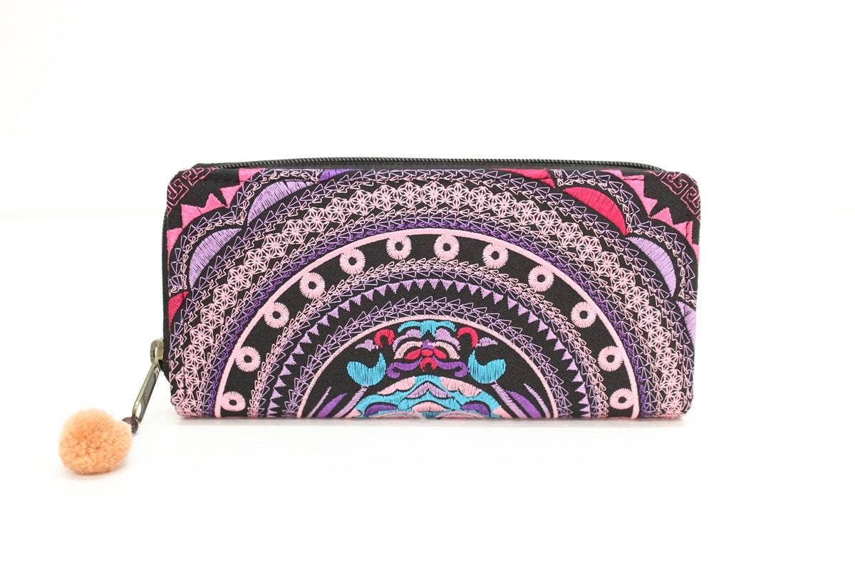 Lumily - Vente Portefeuille – femme - Portefeuille brodé en forme de papillon | Édition limitée - Thaïlande8