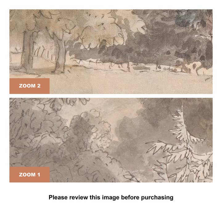 SimurgWallArts - Wholesale Wallpaper - Vintage Panoramic Forest Mural, Peel and Stick Wallpaper16