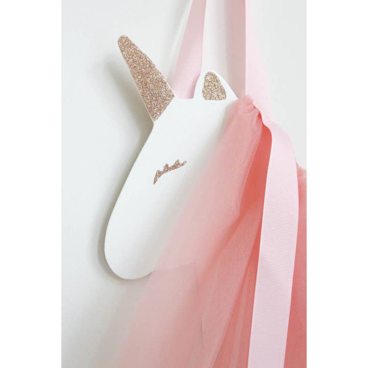 Vy La and Co. - Wholesale Hair Clip - Kids - Unicorn Bow Hanger Hair Clip Holder Organizer