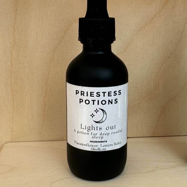 Lights Out Tincture (1oz) for wholesale by Priestess Potions