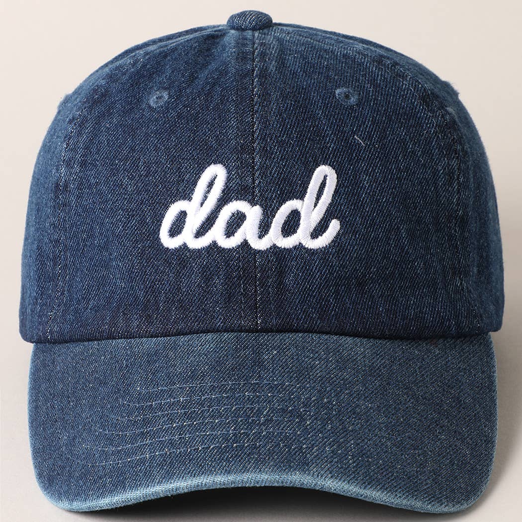 Wholesale Dad Text Embroidered Father's Day Baseball Cap for your