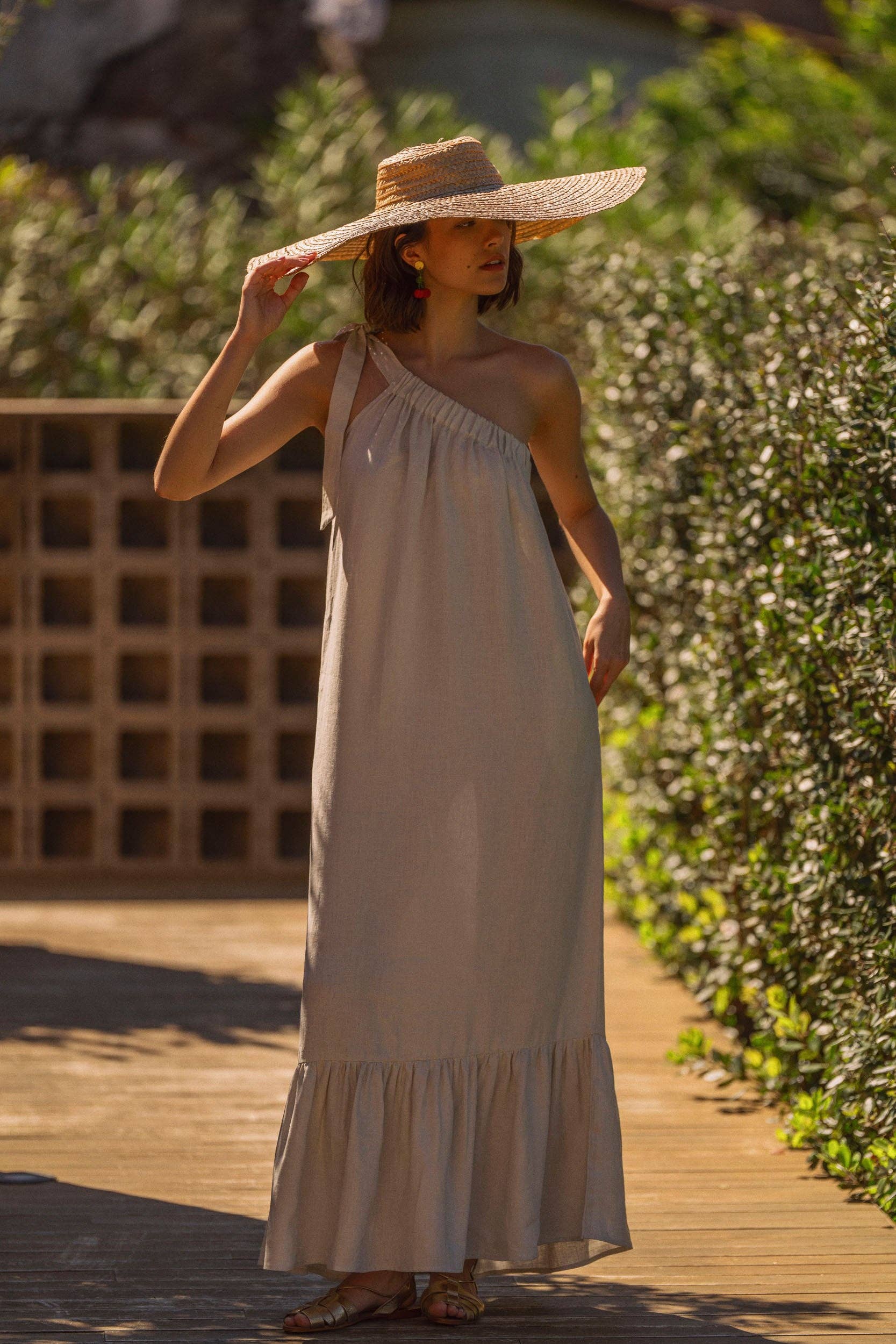 Sofia Godinho - Wholesale Dress - Women's - Èze Linen Dress6