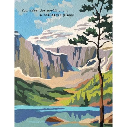 Cartolina Cards Inc. - Wholesale Everyday Greeting Card - CC666 You Make the World a Beautiful Place