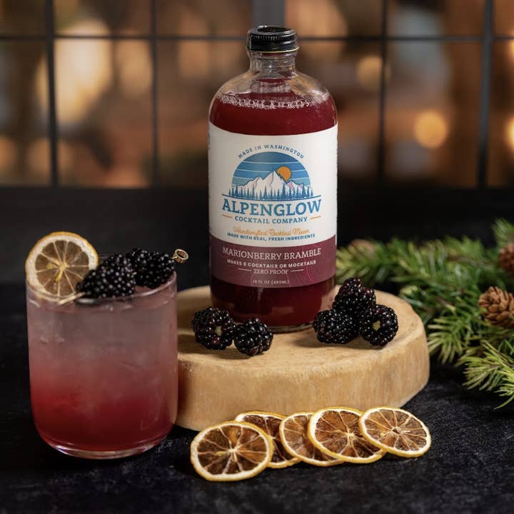 Alpenglow Cocktail Company - Wholesale Cocktail mix/syrup - Marrionberry Bramble0